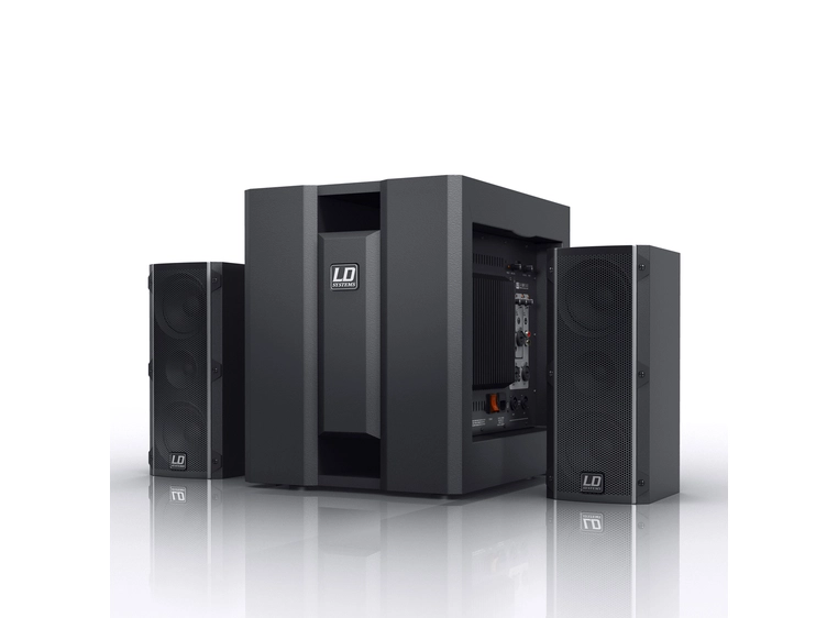 LD Systems DAVE 8 ROADIE Portabelt 8" aktivt PA-system med mikser 